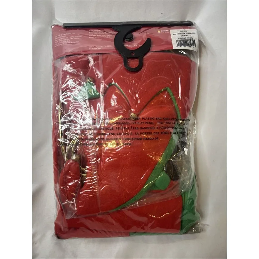 Complete ELF Set Child Small 4-6‎ Christmas Holiday Costume Red Green NEW